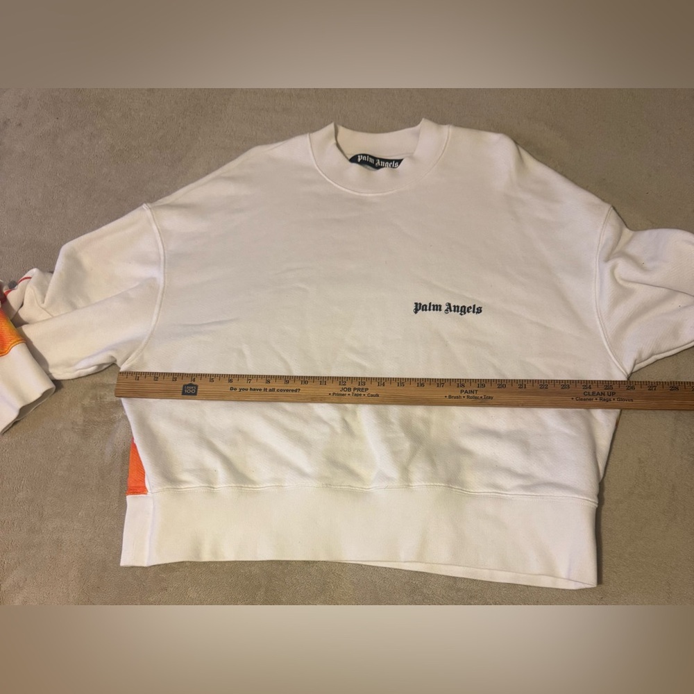 Palm Angels Fire Starter Crew Neck Pull Over Sweatshirt Men Size Medium Y2K Rare - Picture 5 of 6